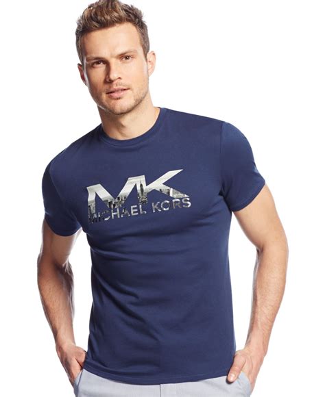 michael kors t shirts mens|Michael Kors long sleeve shirts.